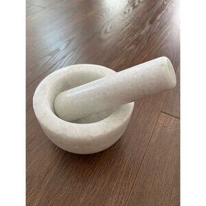 Marble Mortar and Pestle -- new